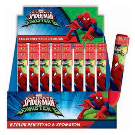 Ultimate Spiderman 6 Colour Changing Multi Pen £0.99